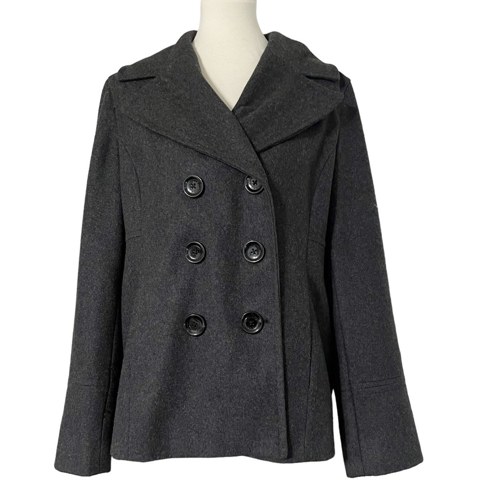 Michael Michael‎ Kors Pea Coat Wool Blend Jacket Classic Double Breasted